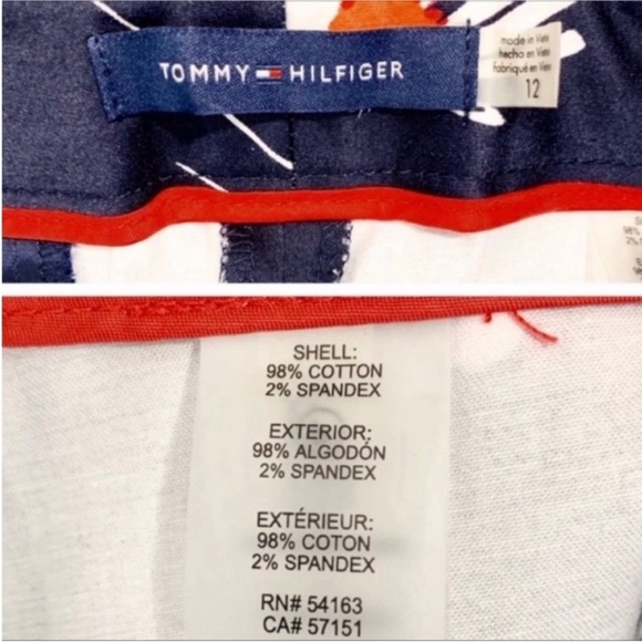 TOMMY HILFIGER Radcliffe slim-leg daisy pants NEW - Picture 7 of 10